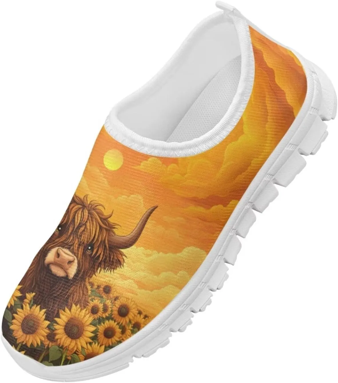 Girls Tennis Shoes Cute Shoes for Girls Slip On Sneakers Active Mesh Shoes