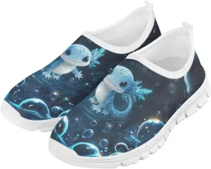 Girls Tennis Shoes Cute Shoes for Girls Slip On Sneakers Active Mesh Shoes