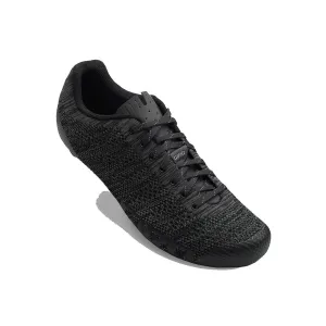 Giro Empire E70 Knit Road Cycling Shoes 2019: Black/Charcoal Heather 40