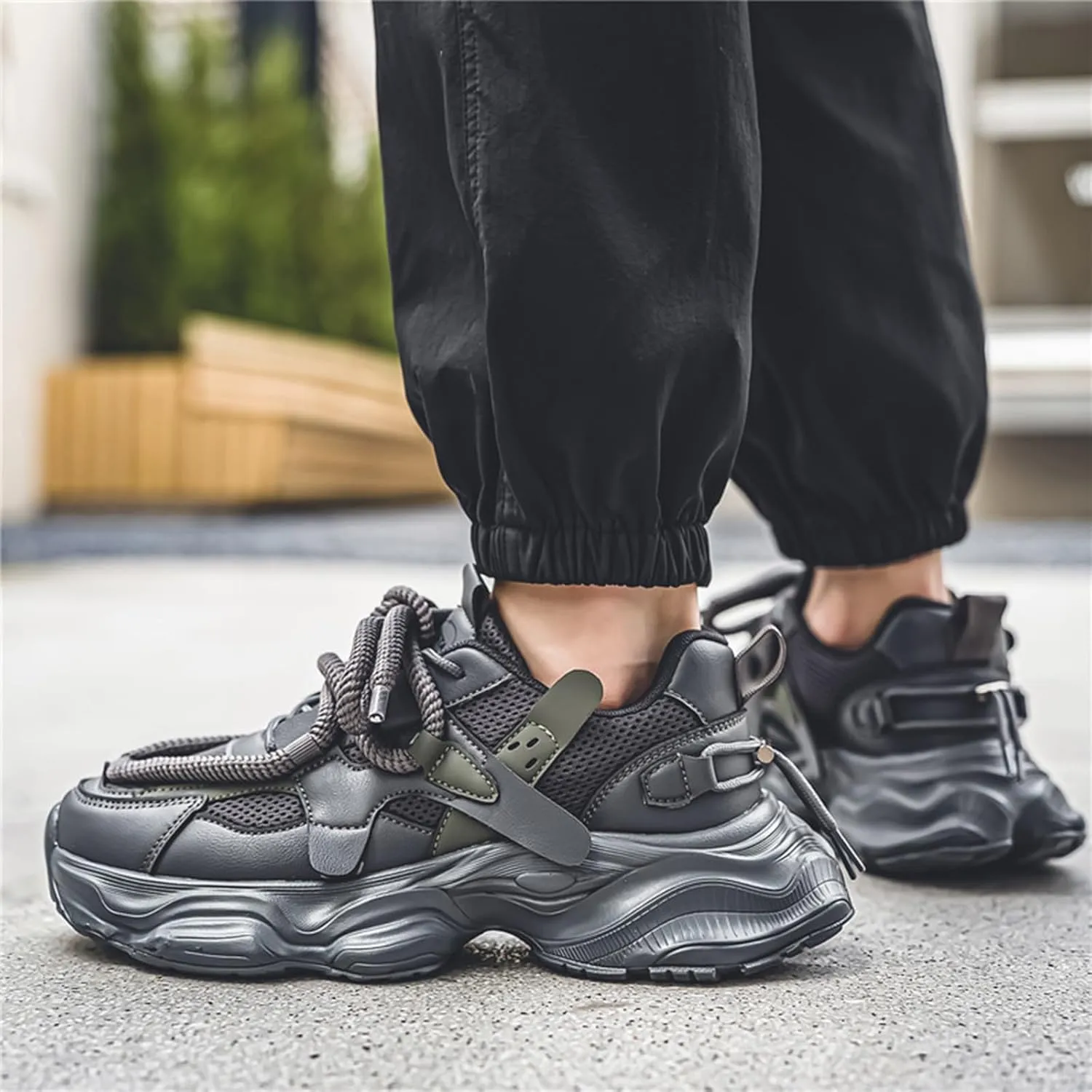 GSIGUL Men's Running Shoes Tennis Walking Shoes Athletic Gym Casual Shoes Fashion Sneakers for Men