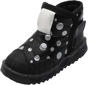 Infant Boys Girls Thicken High Top Luminous Sneakers Fleece Plush Soft Lightweight Light Up Size 11 Kids Shoes Girls