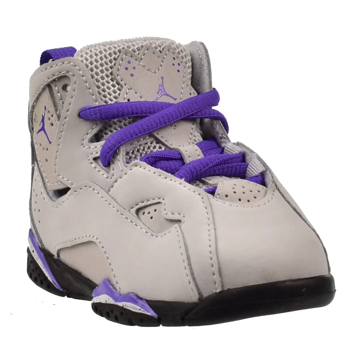 Jordan True Flight (TD) Toddler Shoes Light Grey-Purple
