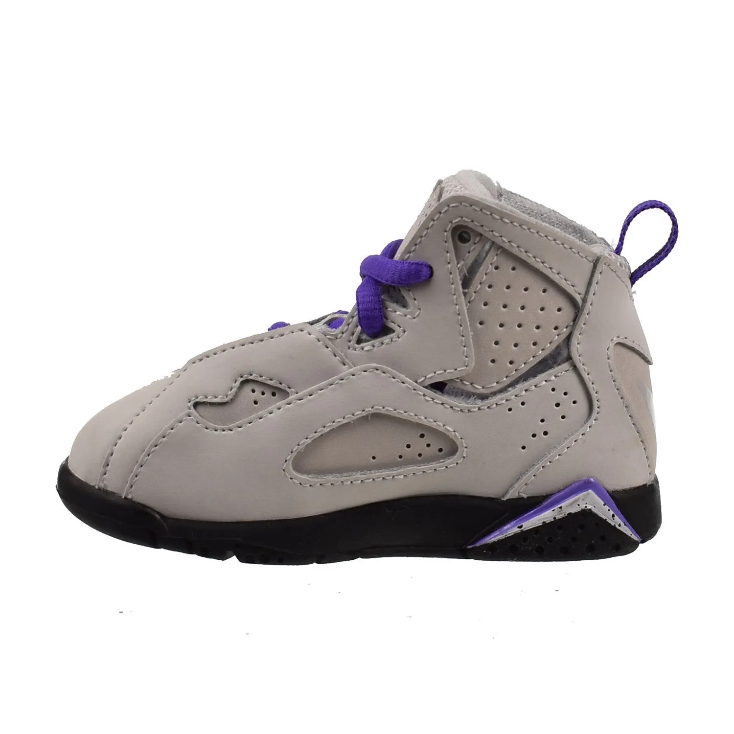 Jordan True Flight (TD) Toddler Shoes Light Grey-Purple