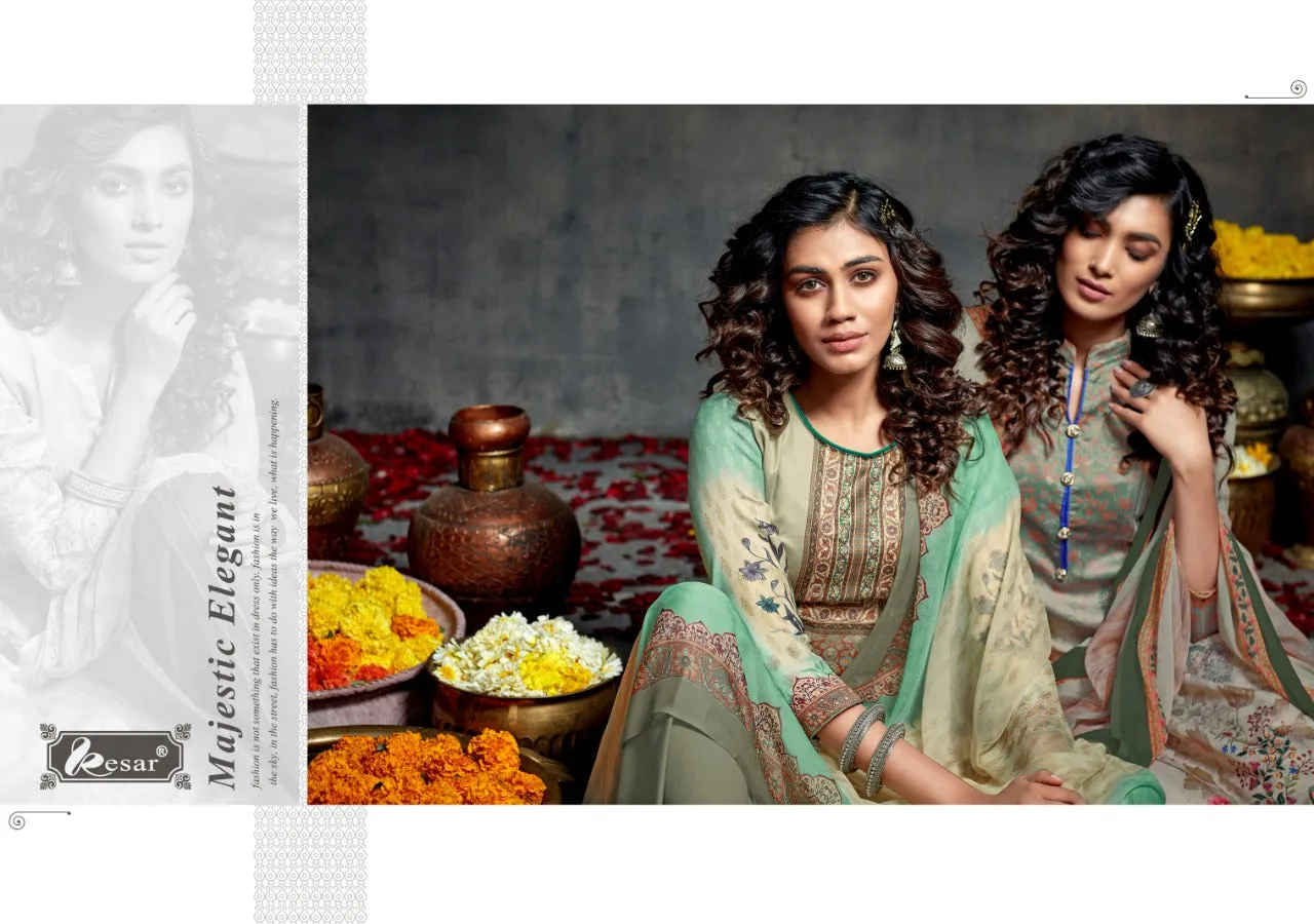 Kesar Sara Jam Cotton Digital Print Casual Wear Salwar Suits