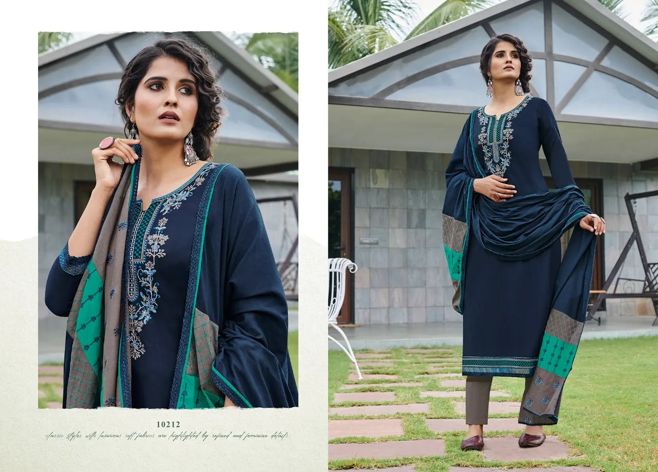 Kessi Fab Presents Green Valley Cotton Casual Wear Salwar Suits
