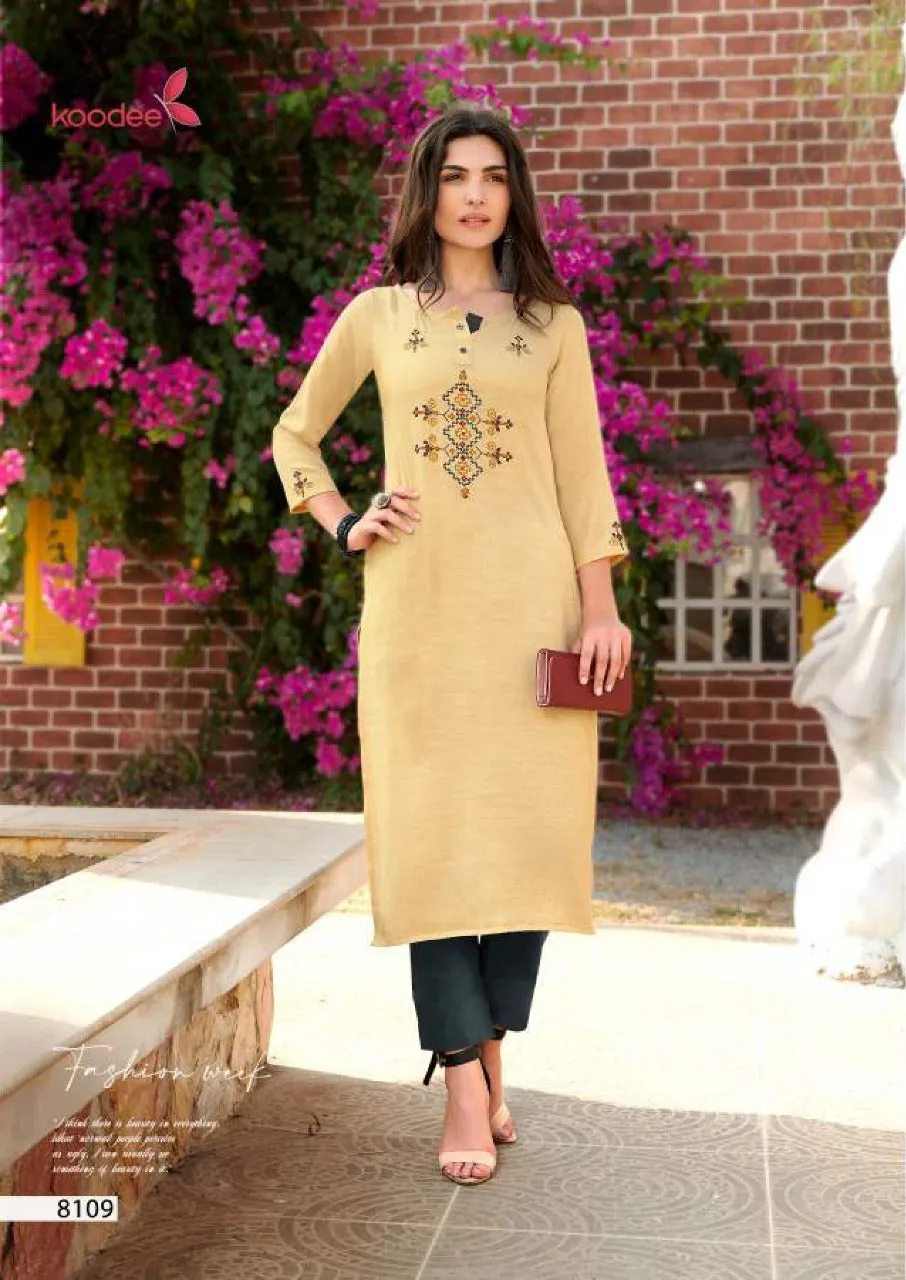 Koodee Instagirl Vol 4 Cotton Casual Wear Kurties