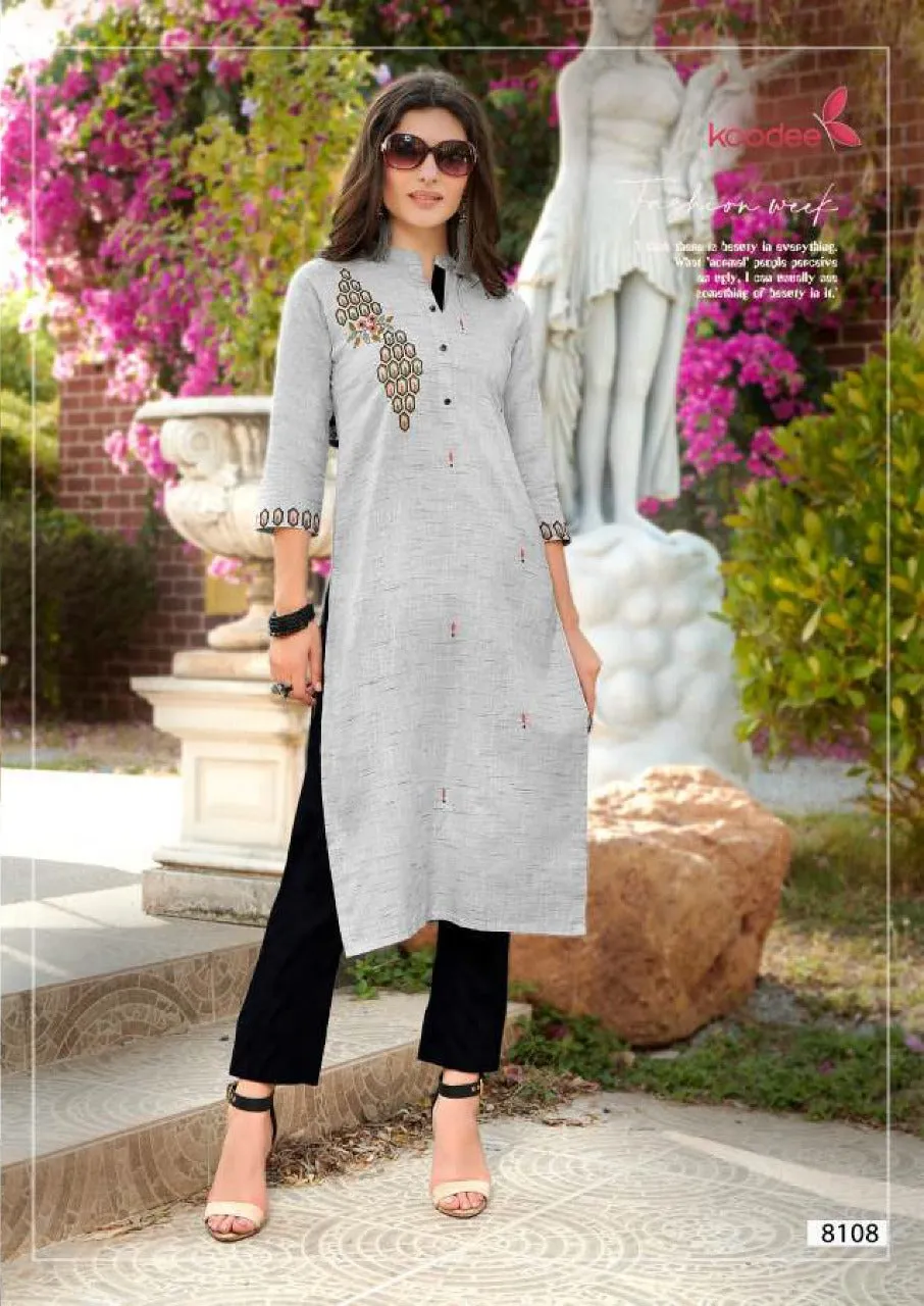 Koodee Instagirl Vol 4 Cotton Casual Wear Kurties