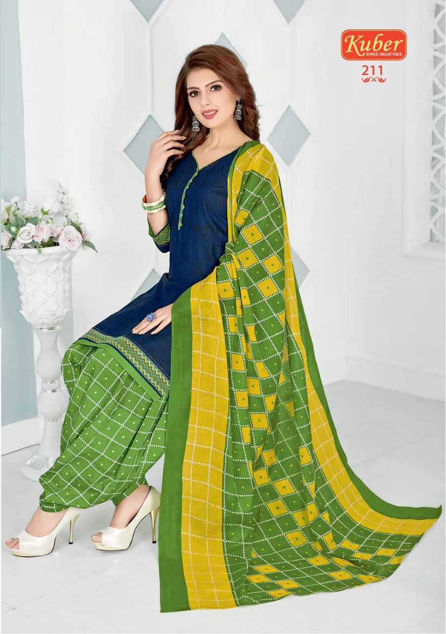 Kuber Launched Priyadarshini Vol 1 Cotton Casual Wear Salwar Suits