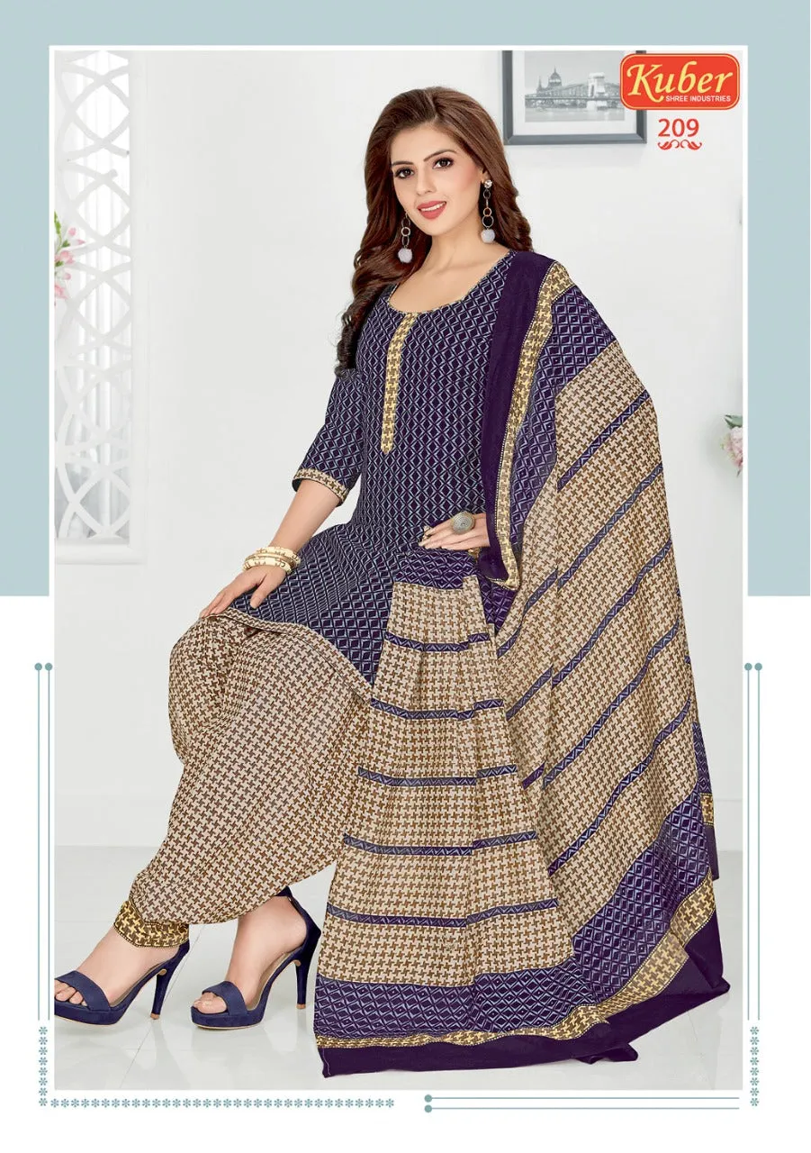 Kuber Launched Priyadarshini Vol 1 Cotton Casual Wear Salwar Suits