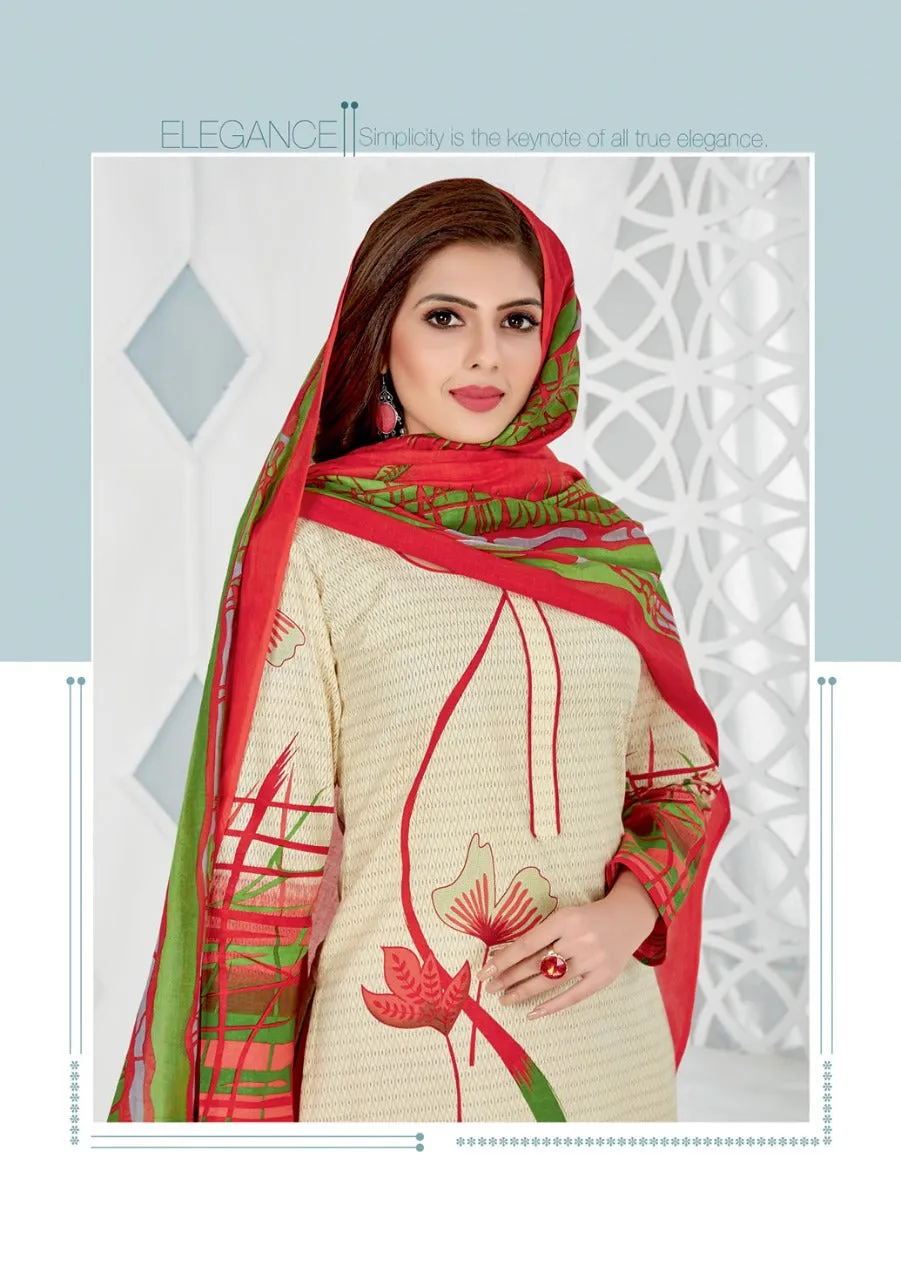 Kuber Launched Priyadarshini Vol 1 Cotton Casual Wear Salwar Suits