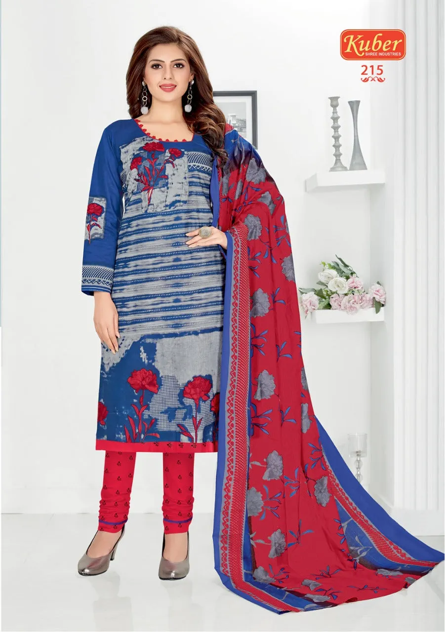 Kuber Launched Priyadarshini Vol 1 Cotton Casual Wear Salwar Suits