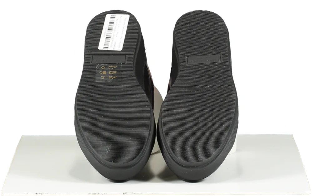 Kurt Geiger Black Laney Eagle Rainbow Detail Trainers BNIB UK 5 EU 38 👠