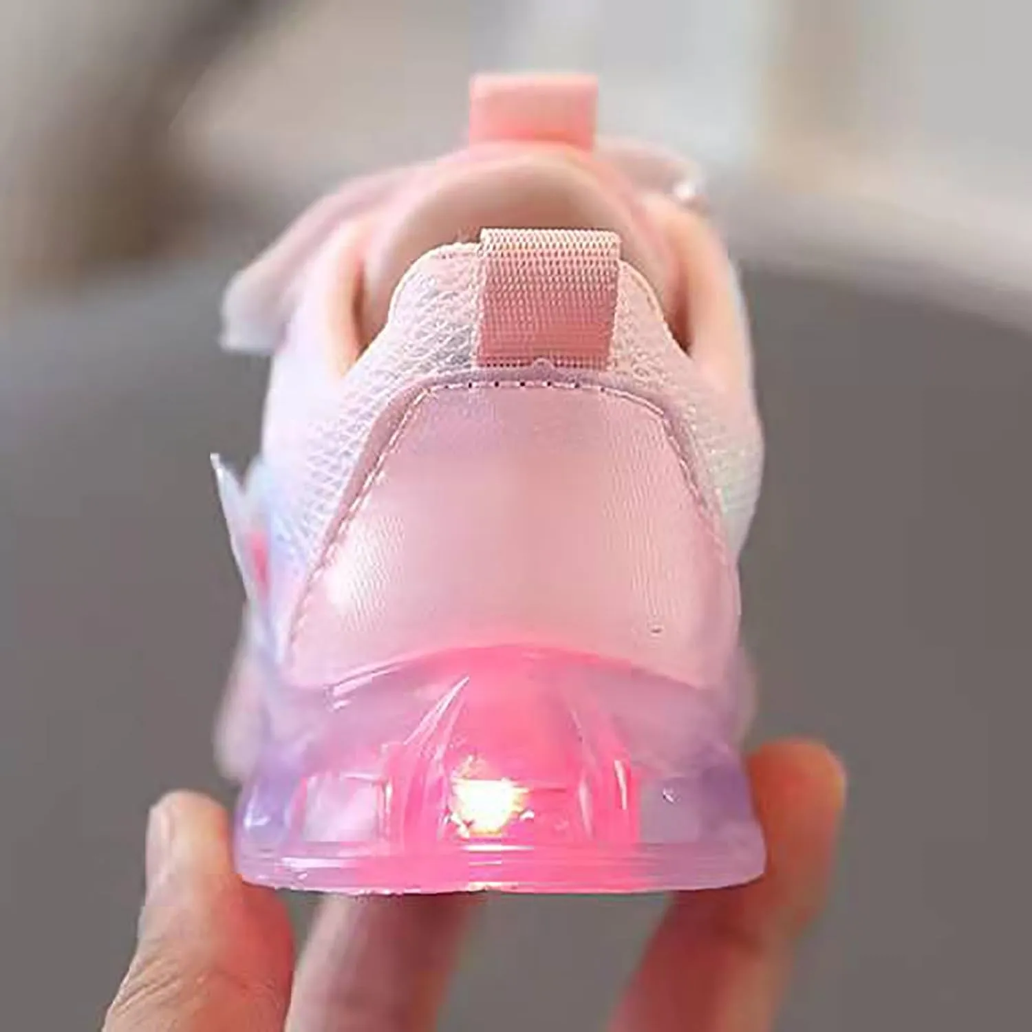Light Up Shoes for Girls, Toddler Cute Fashion Flashing Running Athletic Sneakers Toddler Girl Slip on Sneaker