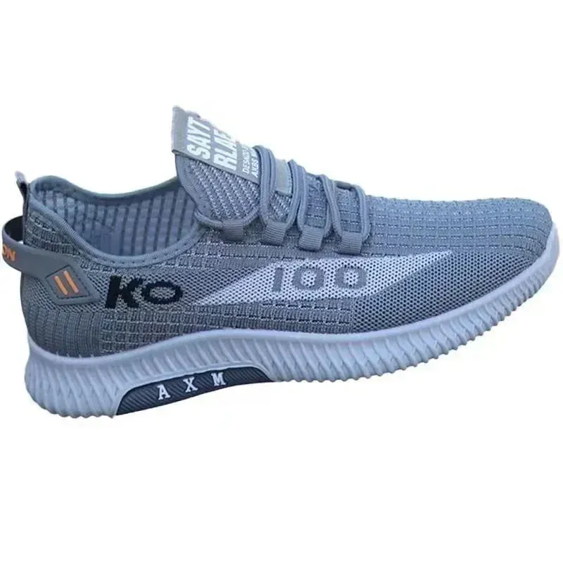 Mens Lightweight Breathable Mesh Sneakers  Trendy Versatility