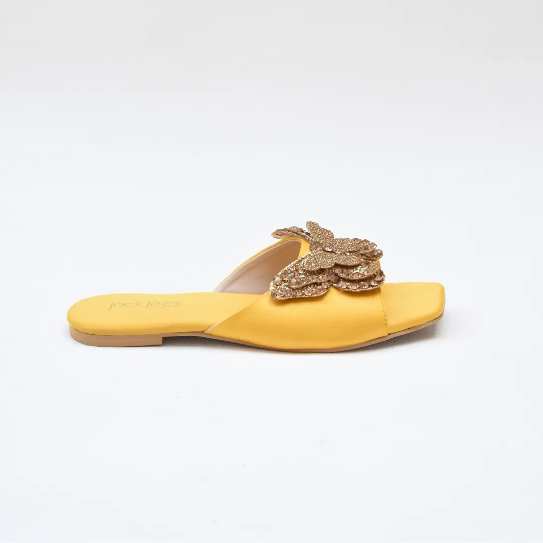 Midnight Butterfly Luxe Yellow