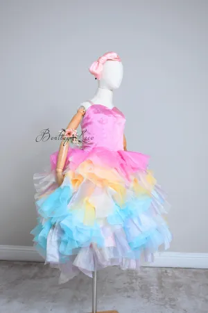 New "Rainbow Pop" -   Short length dress  (12 Year - 16 Year)