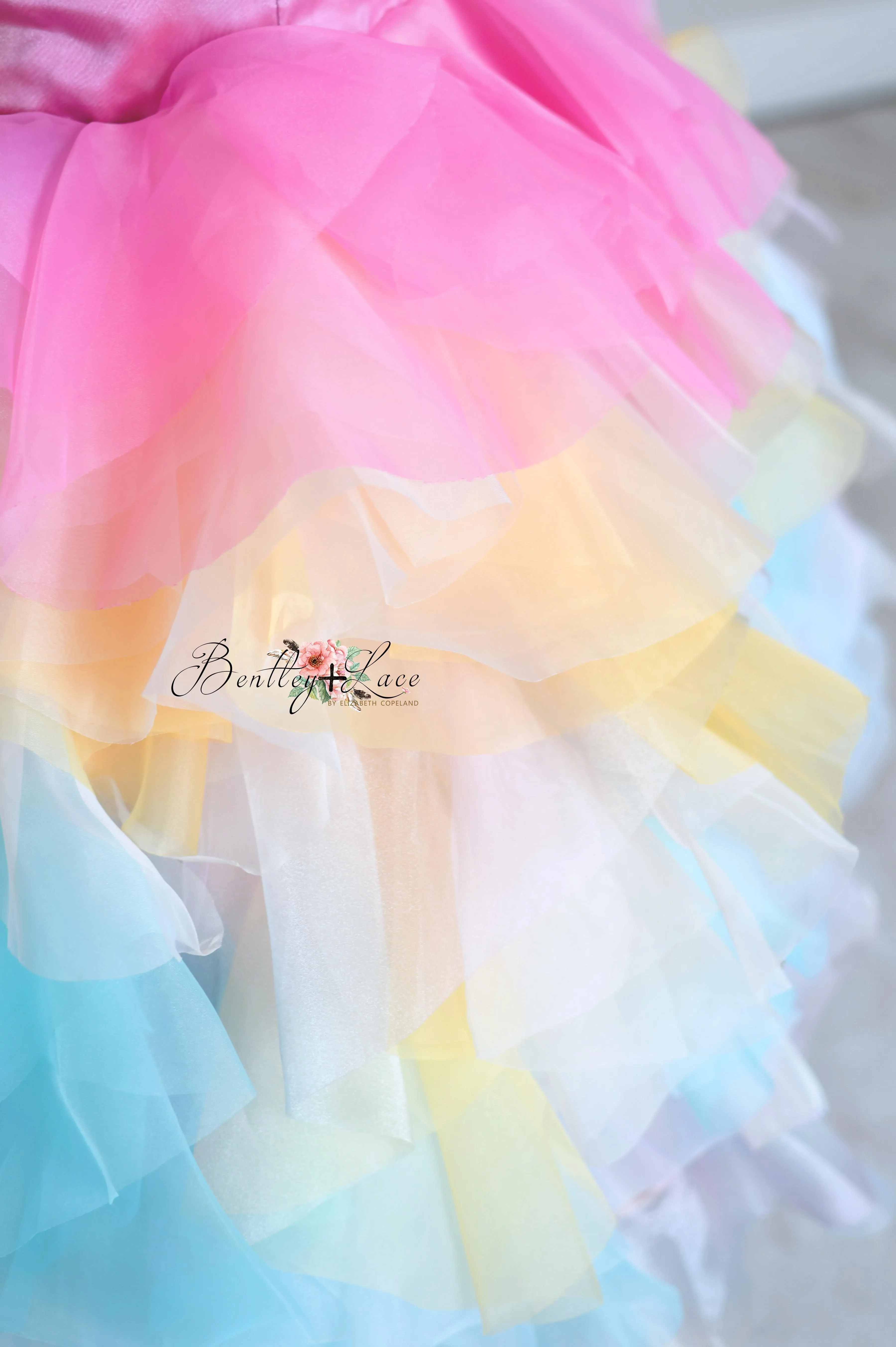 New "Rainbow Pop" -   Short length dress  (12 Year - 16 Year)