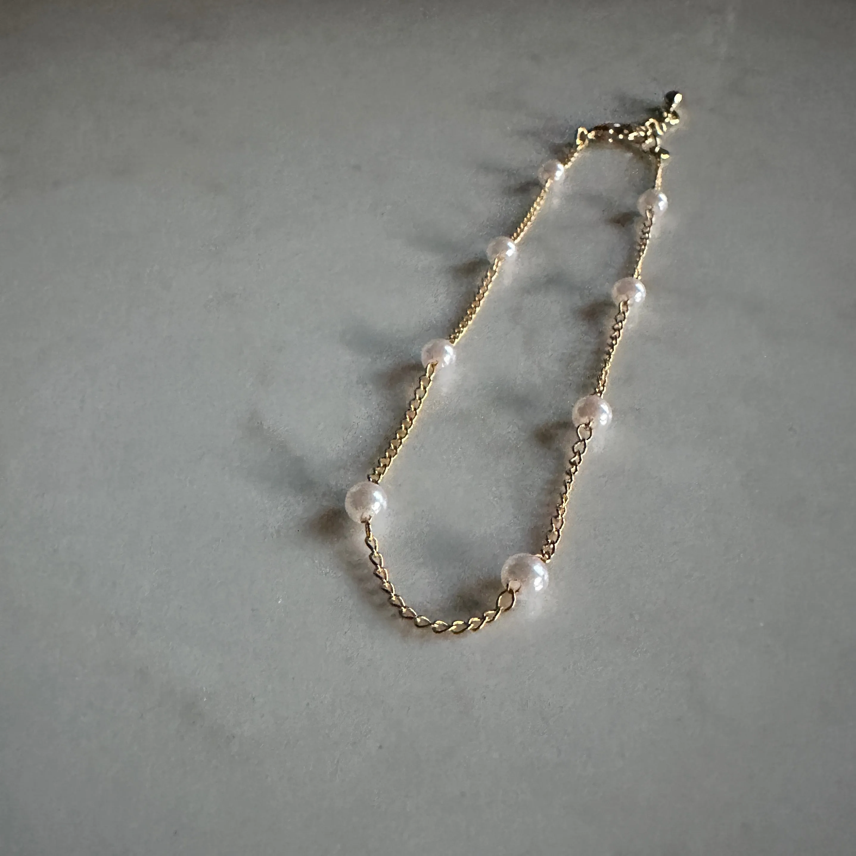 Phoebe Pearl Anklet | Dainty Beaded Anklet