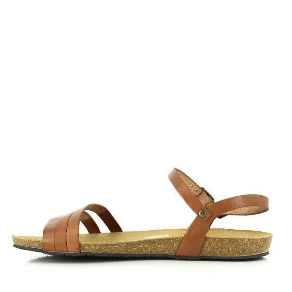 Plakton 575080 Tan Slingback Sandals
