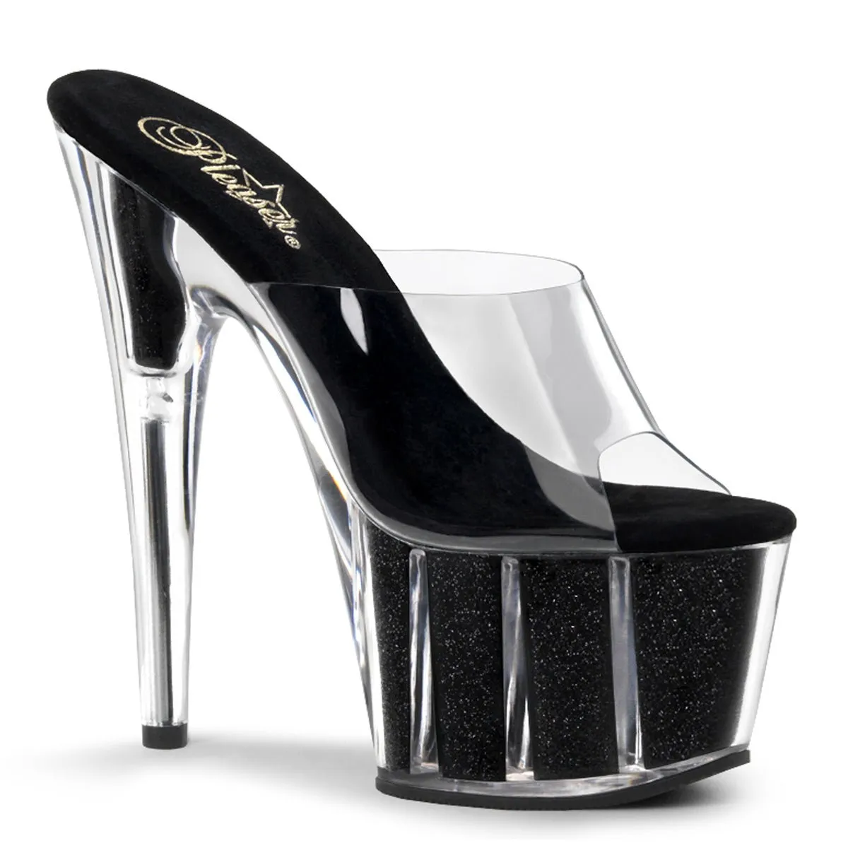 Pleaser Adore 701G Womens 7 Inch Heel, Platform Mules/Slip-Ons