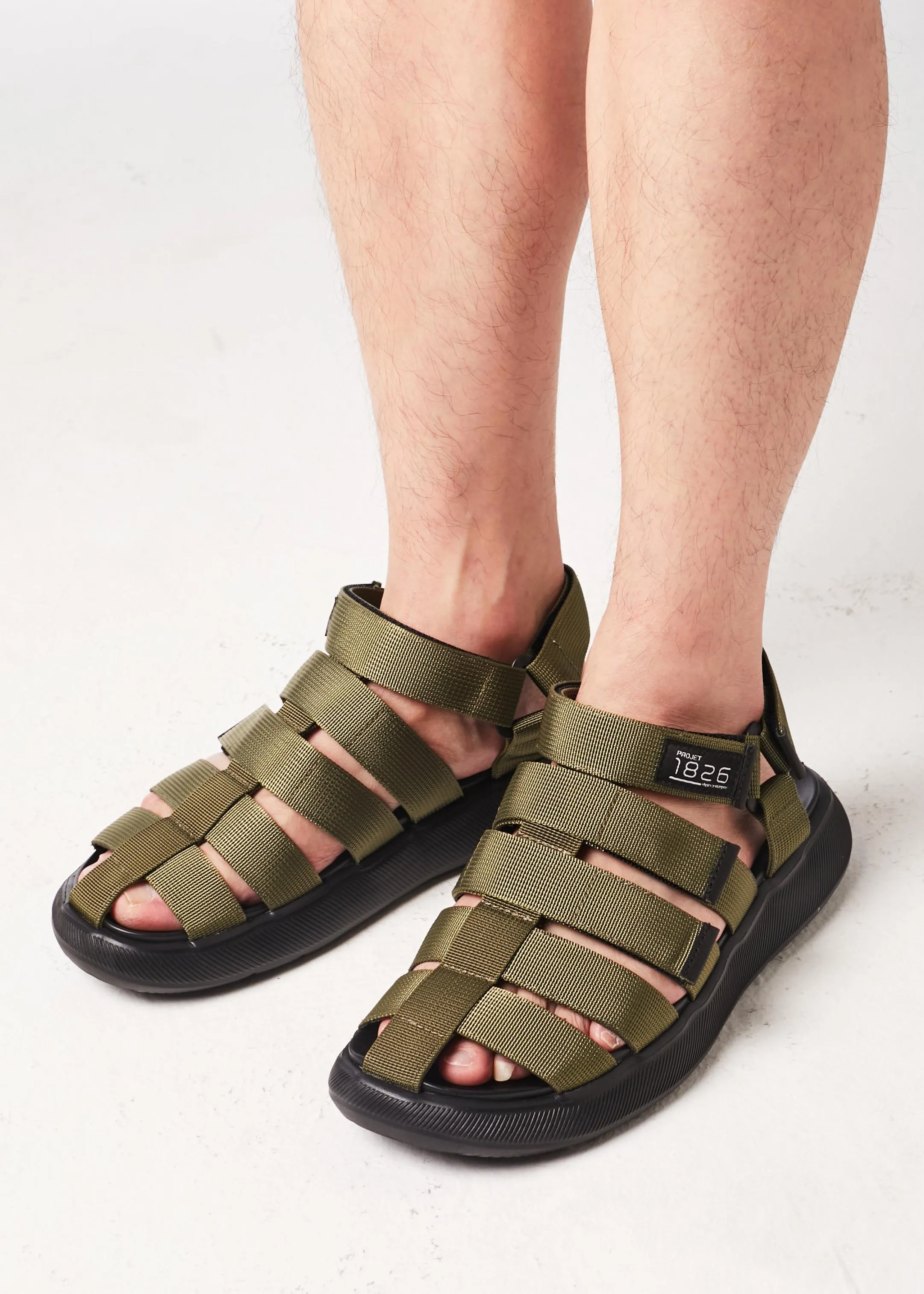 PROJET1826 | EIDEARD Casual Sporty Sandal Green