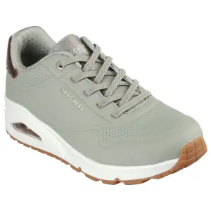 Skechers UNO Trainer 155196 SAGE  Street™ Uno - Shimmer Away.
