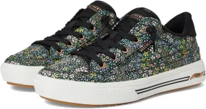SKECHERS Women's Arch Fit Arcade-flowa Powa Sneaker, Black, 7