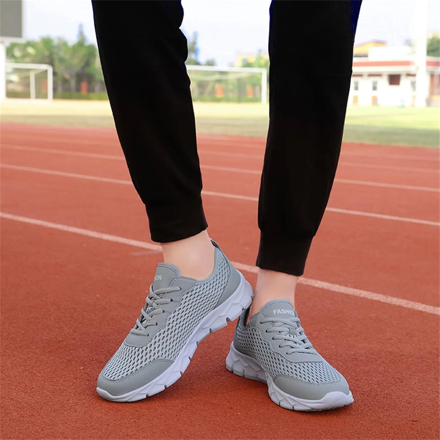 Sneakers for Women Casual Mesh Breathable Lace Up Walking Non Slip Work Shoes Women Athletic Women's Casual Shoes Casual Sneakers Black Tennis Shoe Trainers Shoe