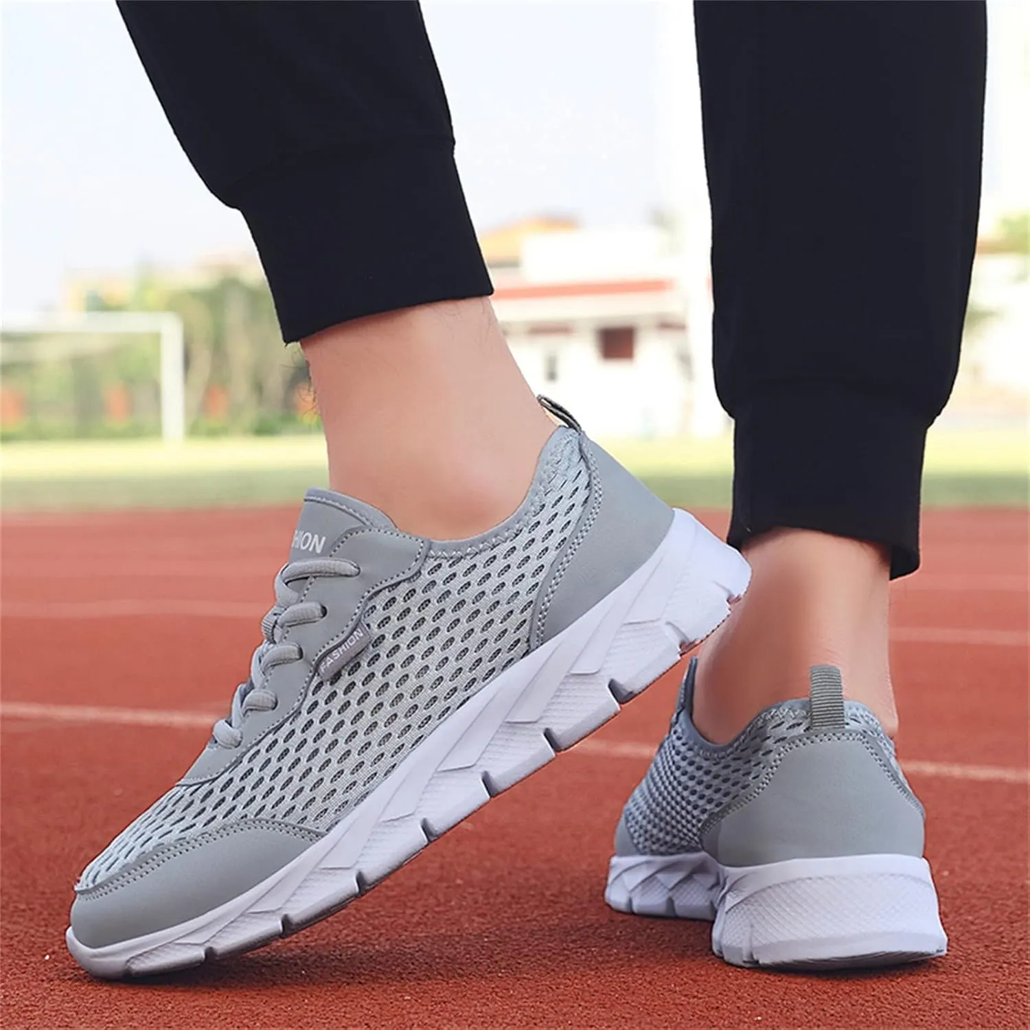 Sneakers for Women Casual Mesh Breathable Lace Up Walking Non Slip Work Shoes Women Athletic Women's Casual Shoes Casual Sneakers Black Tennis Shoe Trainers Shoe