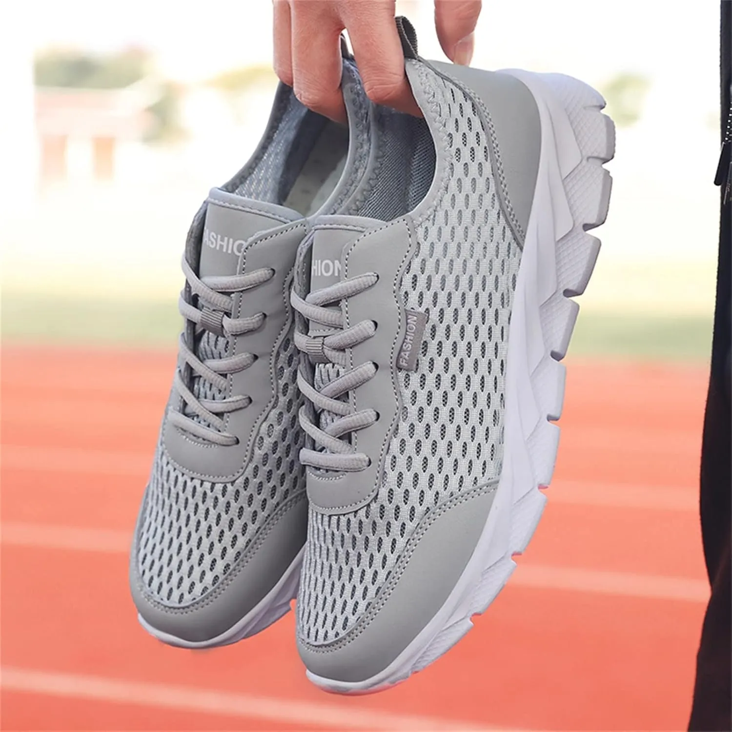 Sneakers for Women Casual Mesh Breathable Lace Up Walking Non Slip Work Shoes Women Athletic Women's Casual Shoes Casual Sneakers Black Tennis Shoe Trainers Shoe