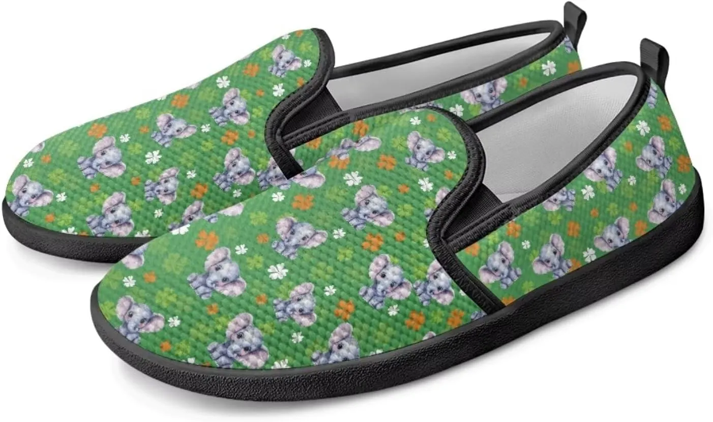 St. Patrick's Day Holiday Dress Walking Shoes Women Trendy Casual Sneakers Comfy Slip On Breathable Gym Workout Fitness Size 5.5-10.5