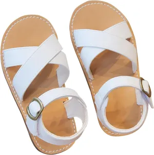 Toddler Girls Sandals for Kids Open Toe Wedding Dress Shoes Non-Slip Buckle Summer Beach Pool Slip On Footwear