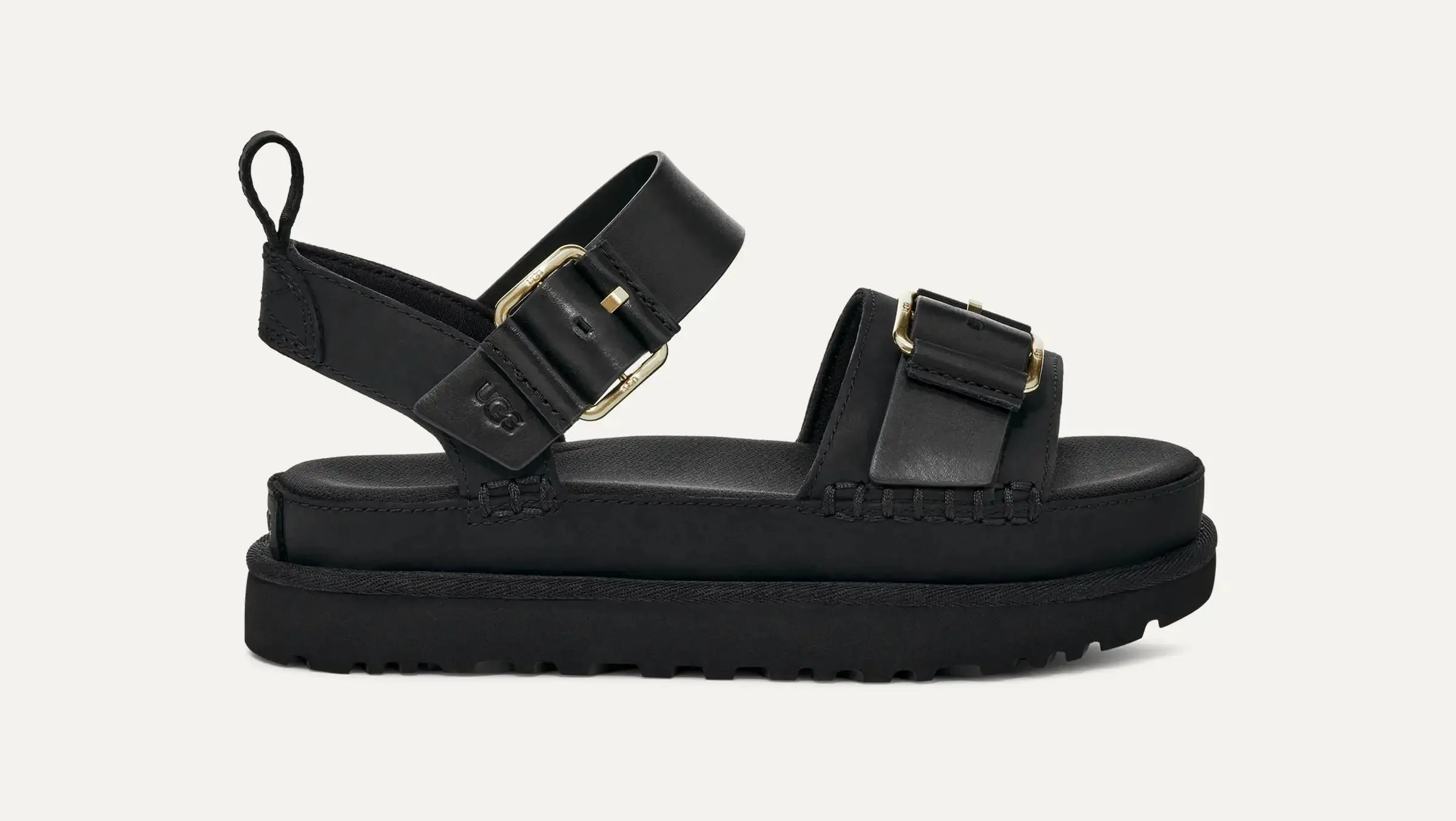 Ugg: W Goldenstar Villa Sandal in Black