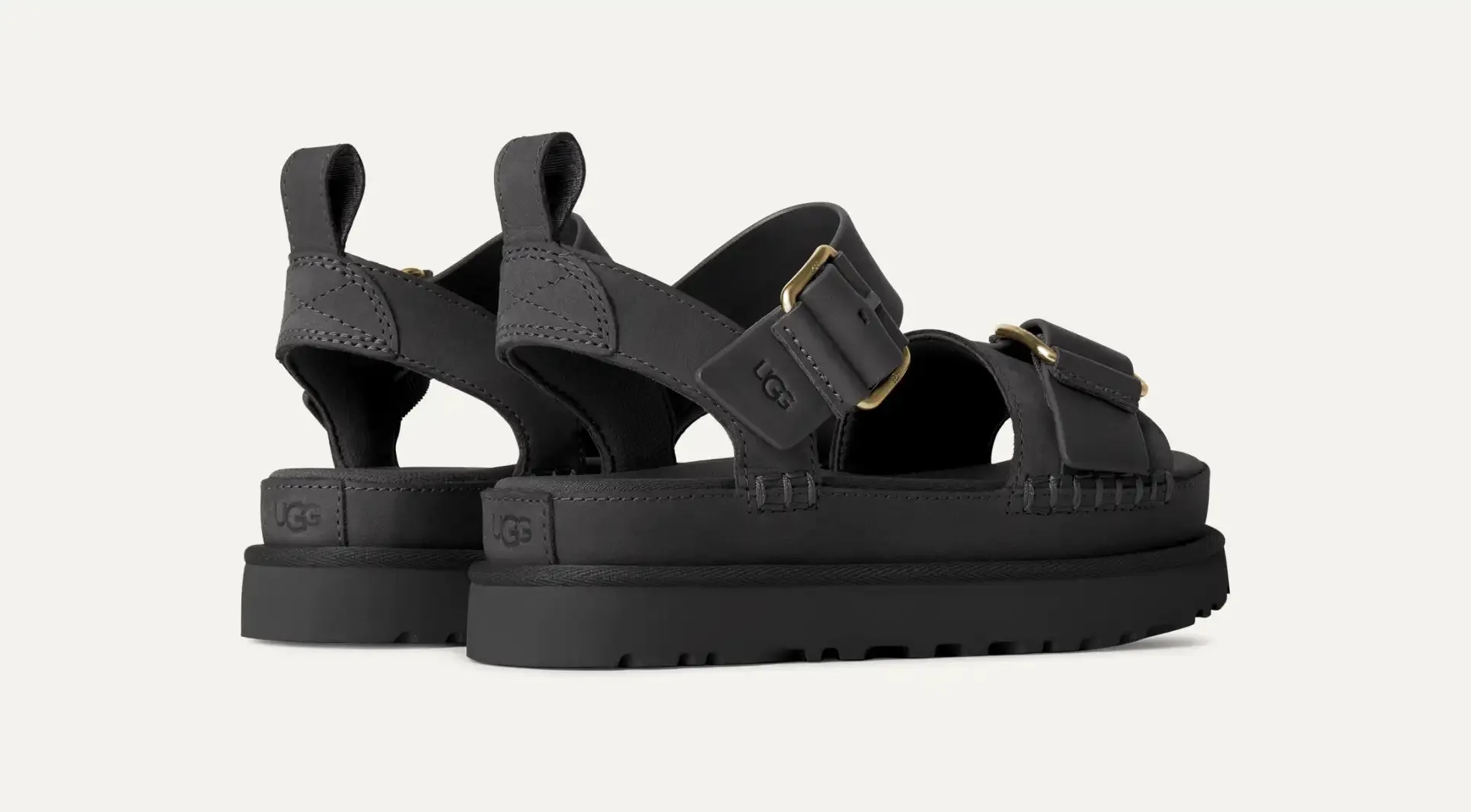 Ugg: W Goldenstar Villa Sandal in Black
