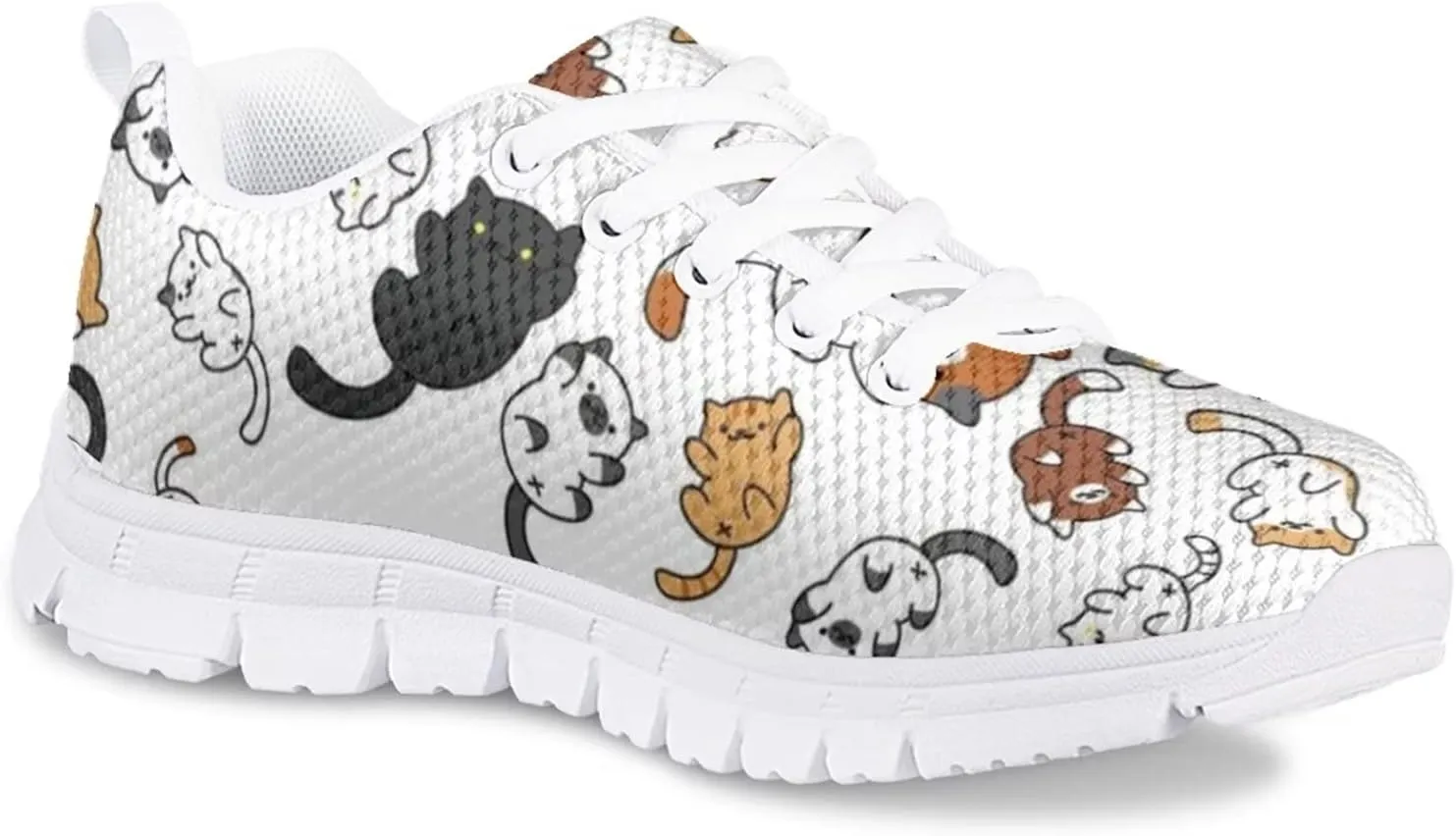 Uourmeti School Sneakers for Girls Boys Kids Running Tennis Shoes Lace Up