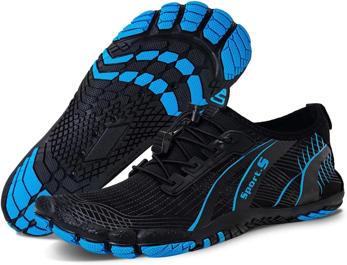Water Shoes for Men Barefoot Quick-Dry Aqua Sock Outdoor Athletic Sport Shoes for Kayaking, Boating, Hiking, Surfing, Walking