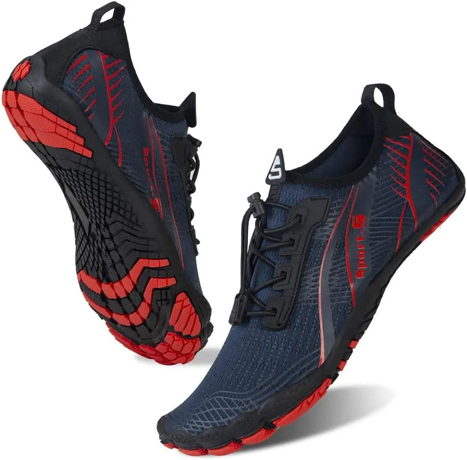 Water Shoes for Men Barefoot Quick-Dry Aqua Sock Outdoor Athletic Sport Shoes for Kayaking, Boating, Hiking, Surfing, Walking