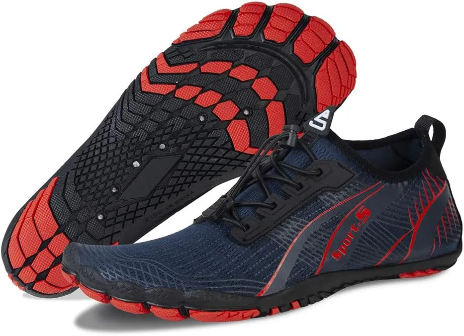 Water Shoes for Men Barefoot Quick-Dry Aqua Sock Outdoor Athletic Sport Shoes for Kayaking, Boating, Hiking, Surfing, Walking