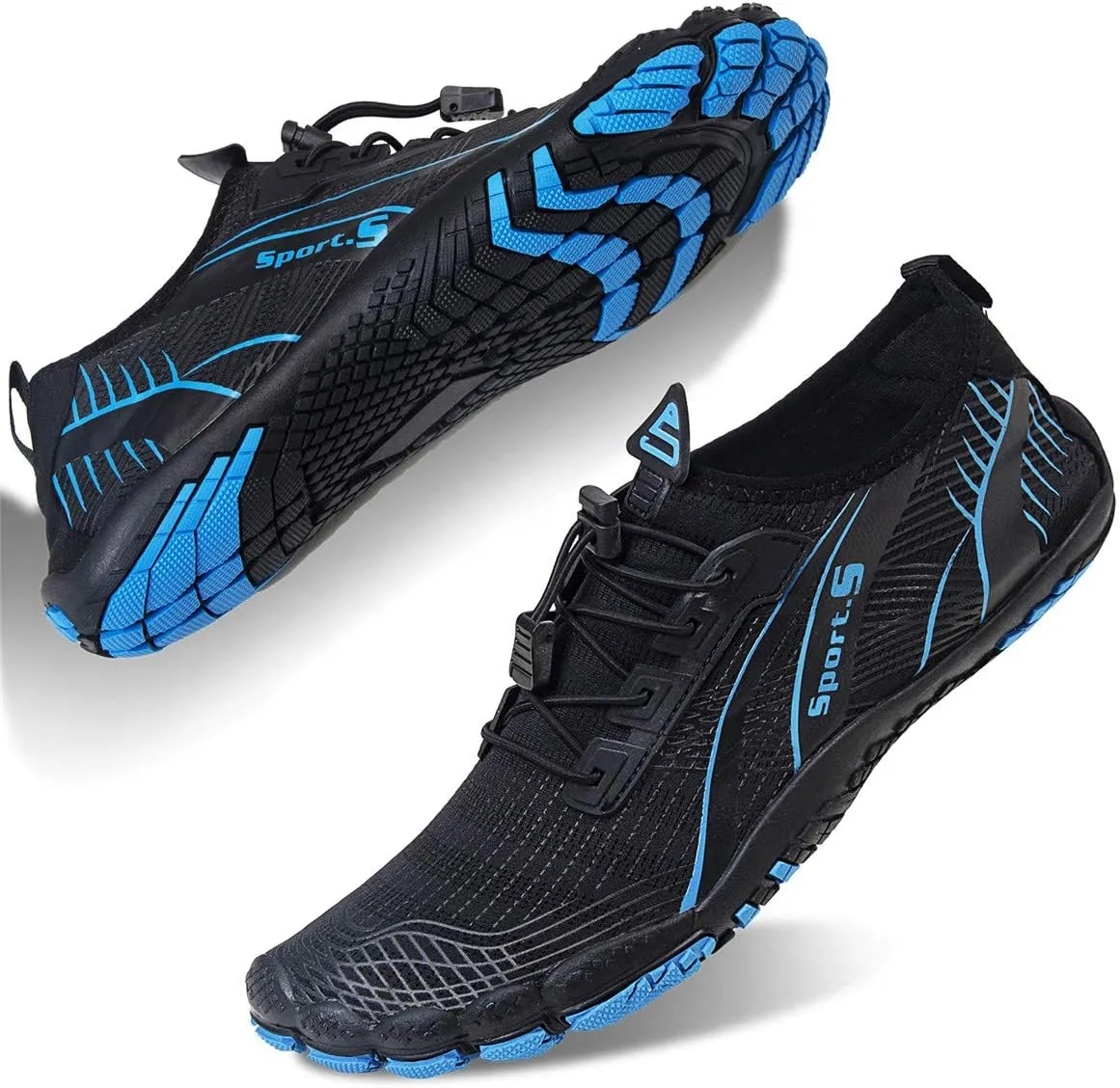 Water Shoes for Men Barefoot Quick-Dry Aqua Sock Outdoor Athletic Sport Shoes for Kayaking, Boating, Hiking, Surfing, Walking