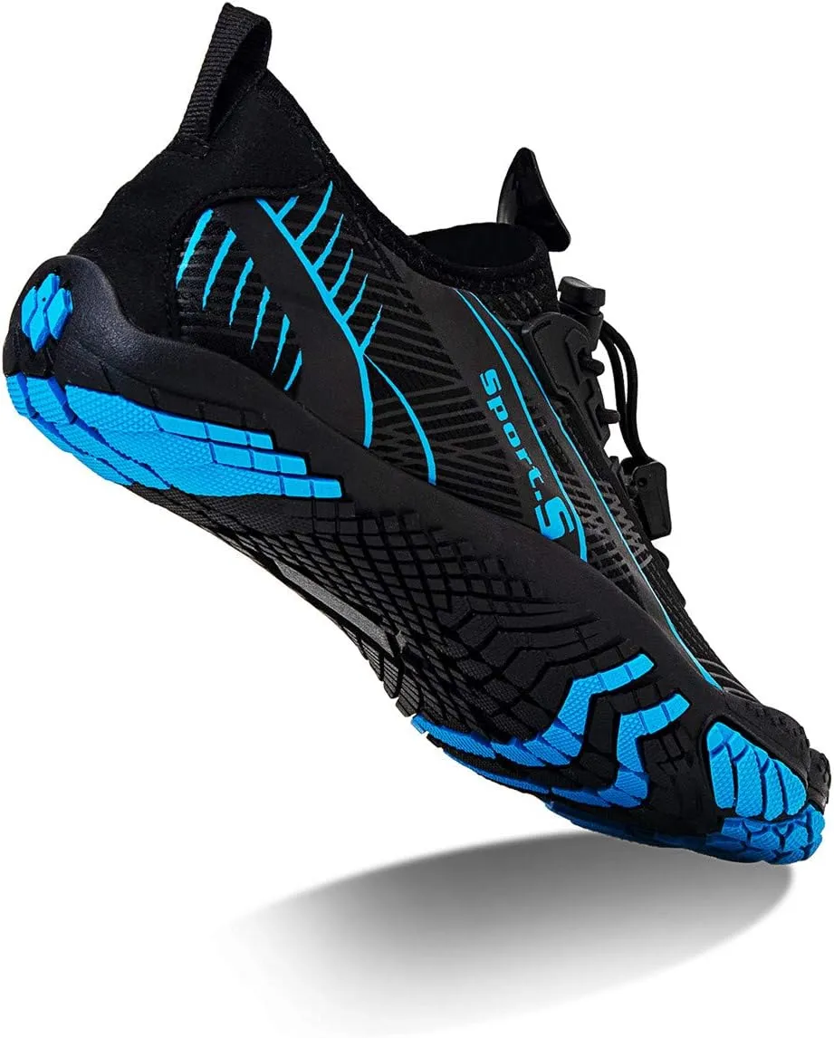 Water Shoes for Men Barefoot Quick-Dry Aqua Sock Outdoor Athletic Sport Shoes for Kayaking, Boating, Hiking, Surfing, Walking