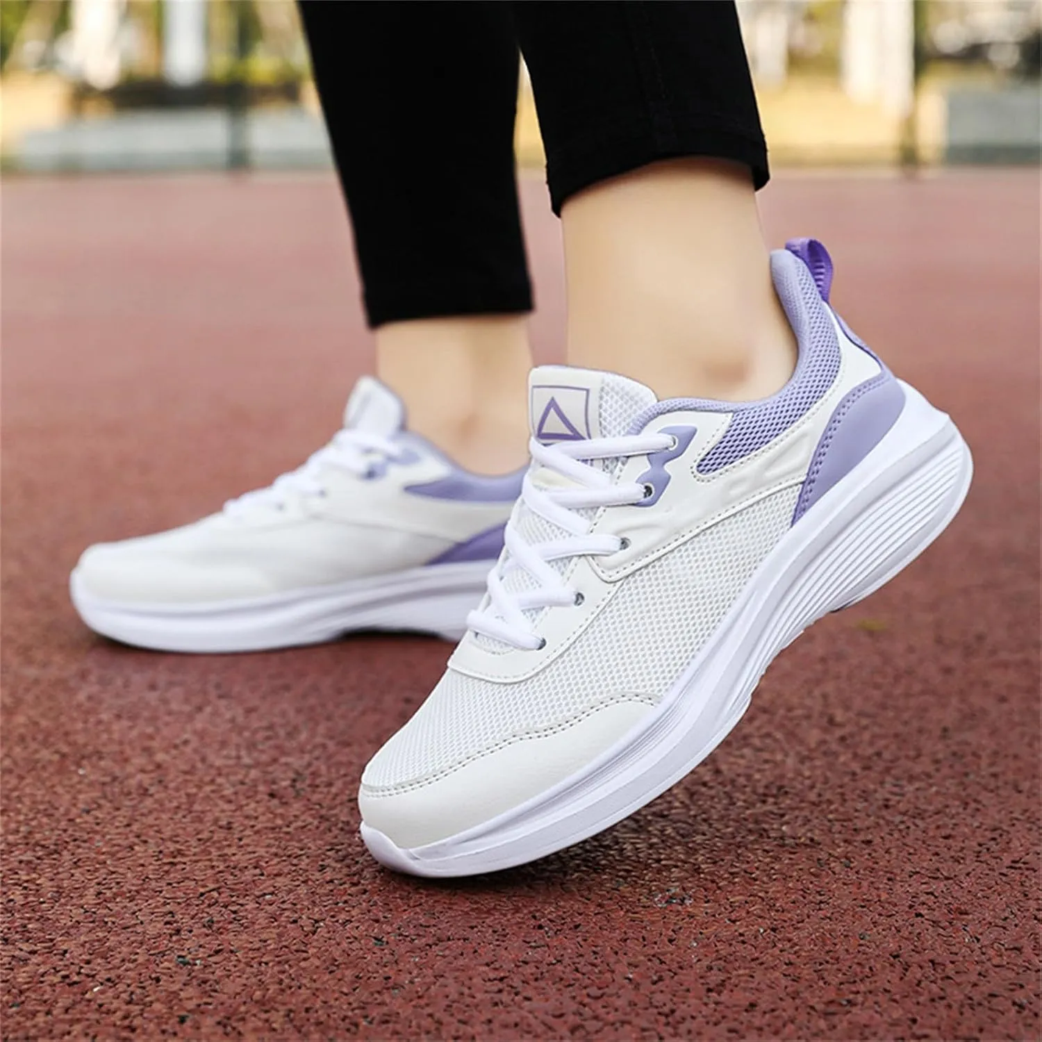 Wide Width Sneakers for Women Extra Wide Athletic Shoes with Arch Support for Workout Gym Cross Training Lace Up Cushion Sneaker
