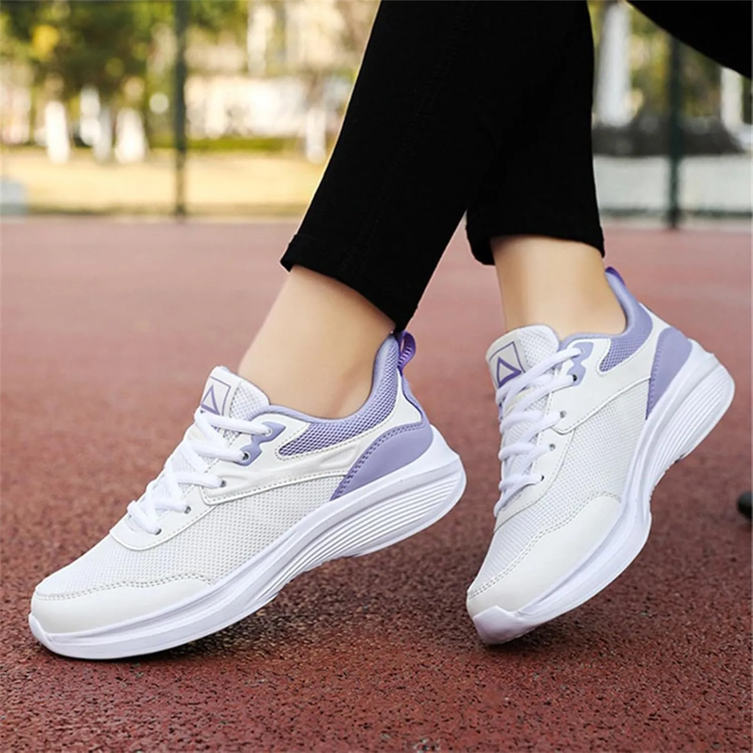 Wide Width Sneakers for Women Extra Wide Athletic Shoes with Arch Support for Workout Gym Cross Training Lace Up Cushion Sneaker
