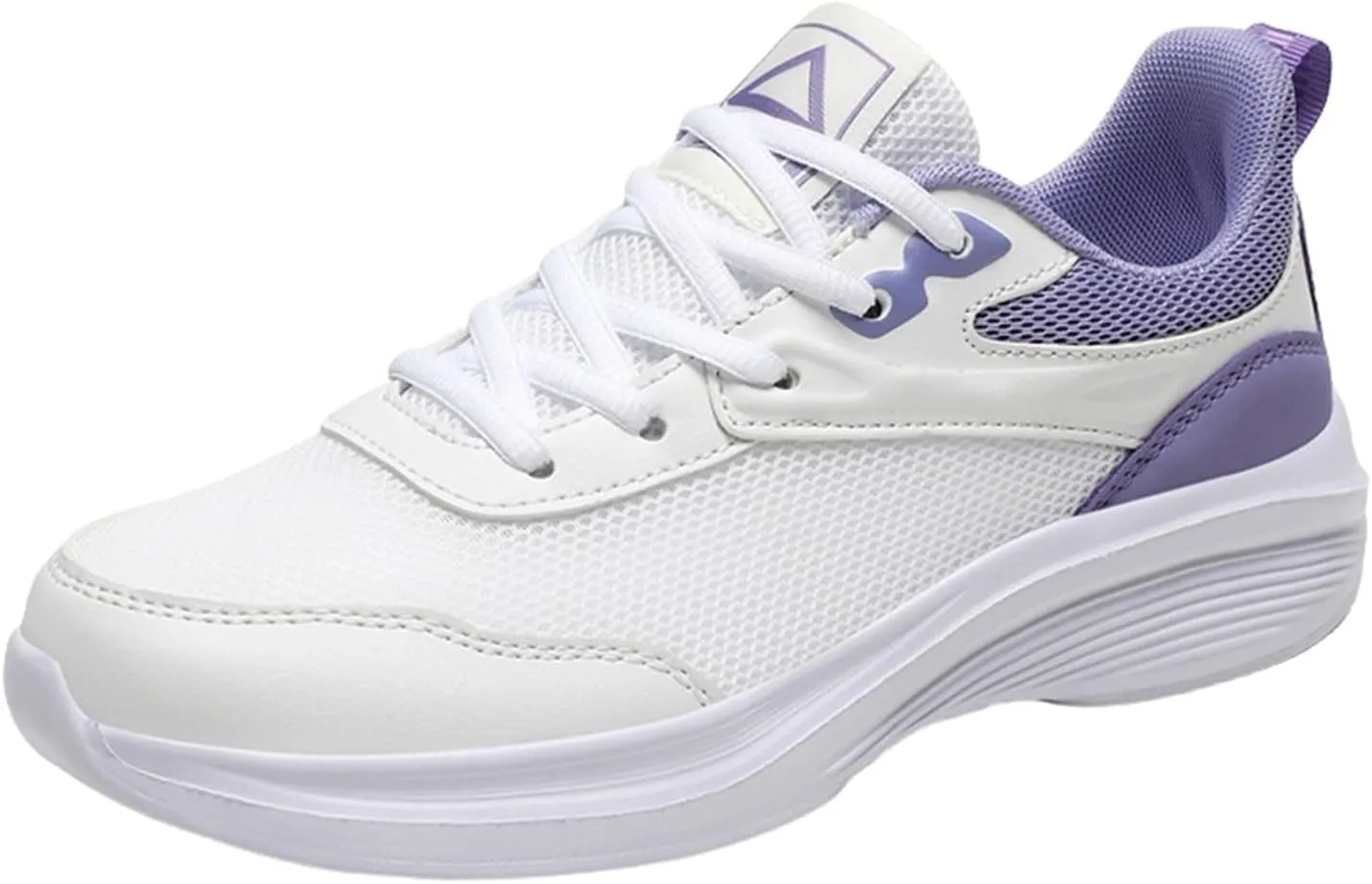 Wide Width Sneakers for Women Extra Wide Athletic Shoes with Arch Support for Workout Gym Cross Training Lace Up Cushion Sneaker