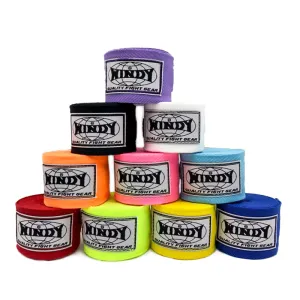 WINDY WHW MUAY THAI BOXING HANDWRAPS Elastic Cotton 5 m Vary Colours