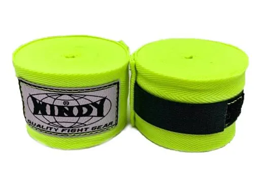 WINDY WHW MUAY THAI BOXING HANDWRAPS Elastic Cotton 5 m Vary Colours