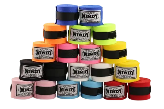 WINDY WHW MUAY THAI BOXING HANDWRAPS Elastic Cotton 5 m Vary Colours