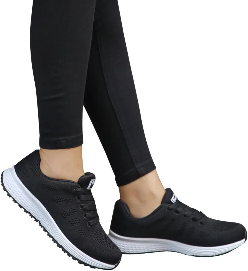 Womens Slip on Walking Shoes Comfort Lightweight Breathable Running Shoes for Women Jogging Woman Shoes Casual Platform Sneakers Steel Toe Tennis Shoe Trainers Shoe