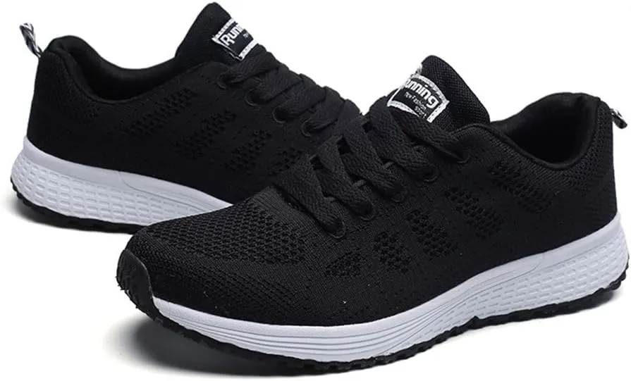 Womens Slip on Walking Shoes Comfort Lightweight Breathable Running Shoes for Women Jogging Woman Shoes Casual Platform Sneakers Steel Toe Tennis Shoe Trainers Shoe