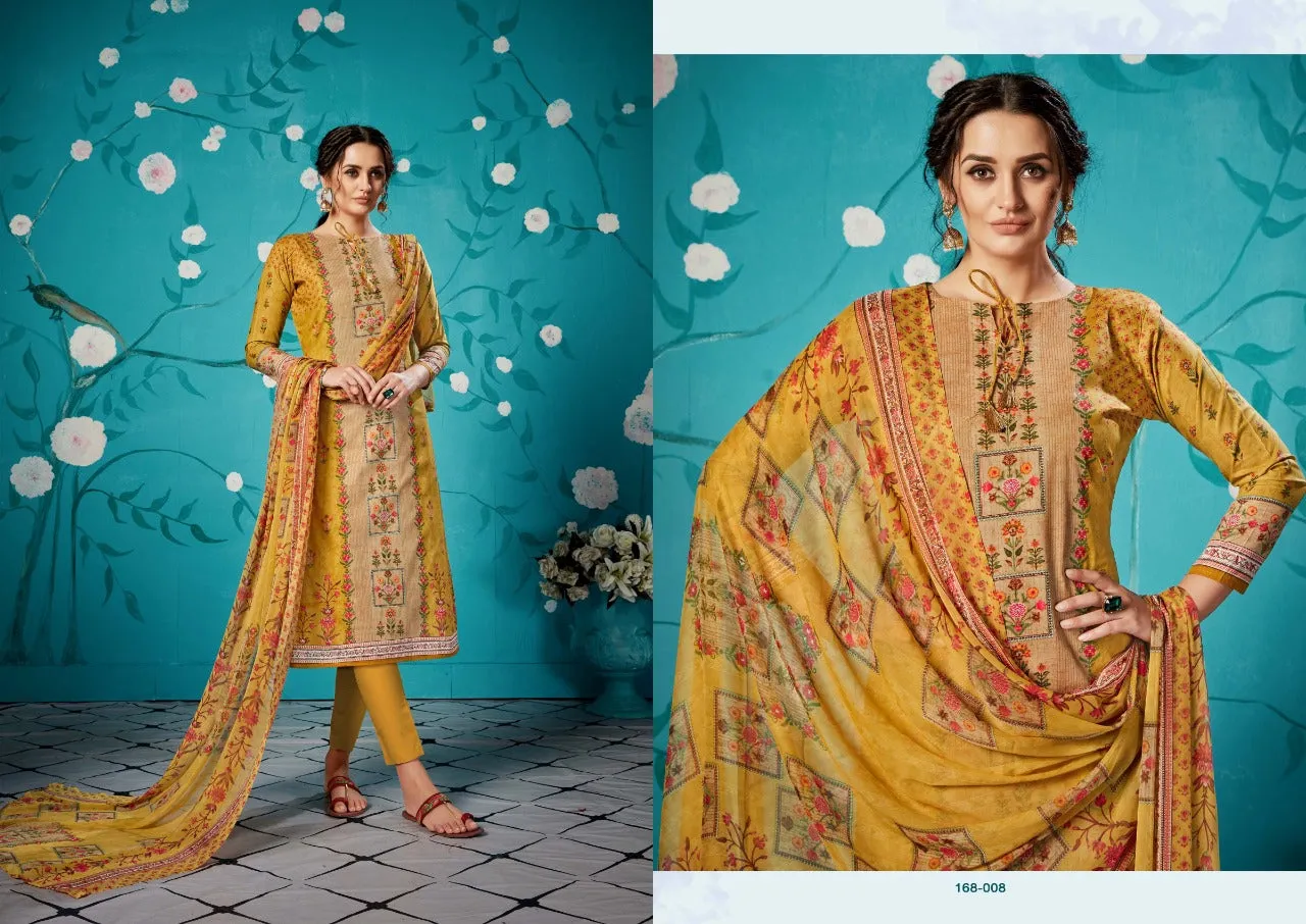Zulfat Designer Suits Rihana Cotton Digital Print Casual Wear Suits