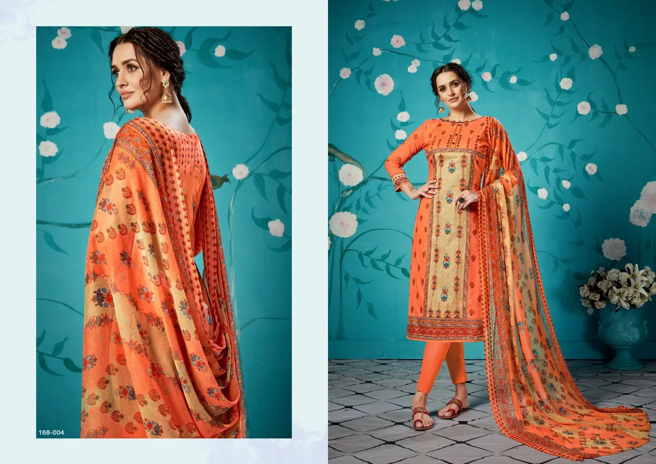Zulfat Designer Suits Rihana Cotton Digital Print Casual Wear Suits